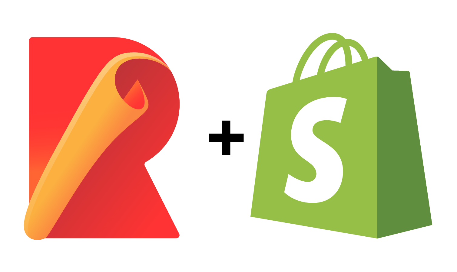 Shopify logo and Rollup logo